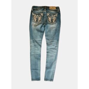 Miss Me Standard Skinny Jeans Women's Ankle Sz 24 26X31.5 Stretch #337C